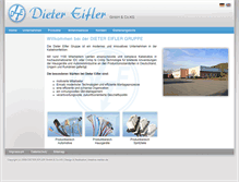 Tablet Screenshot of dieter-eifler.de